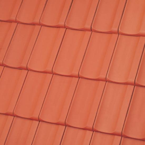 Керамическая черепица Roben Rheinland натуральная красная