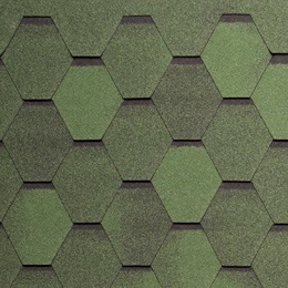 Гибкая черепица (Tegola) — Nordland, Нордик | Зеленый с отливом