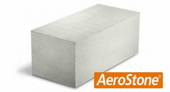 Газобетонный блок AeroStone D600 B3,5 F100 625х250х375