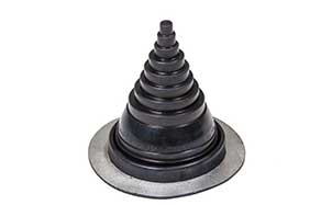 Резиновый уплотнитель VILPE ROOFSEAL - 2 черный, 75-150 мм