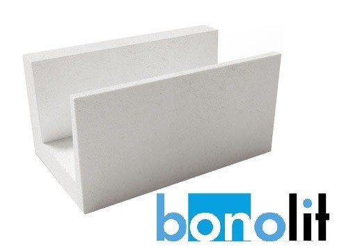 U-образный блок Bonolit г. Малоярославец D500 500*200*400