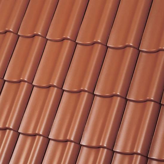 Керамическая черепица Roben Limburg красная ангобированная