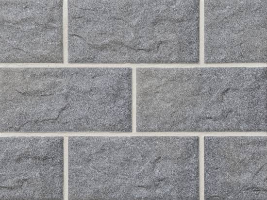 Клинкерная фасадная плитка Stroeher Kerabig KS06 grau, арт. 8430, формат 30-15 302x148x12 мм